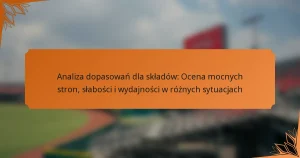 Analiza dopasowań dla składów: Ocena mocnych stron, słabości i wydajności w różnych sytuacjach