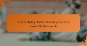 Lefty vs. Righty: Analiza tendencji miotaczy i kolejności batowania